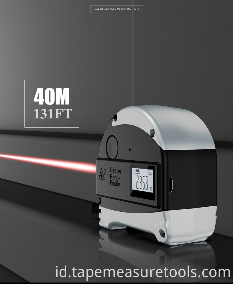 Kualitas bagus lebih murah Jarak laser inframerah 40m pengukur pita laser pengukur